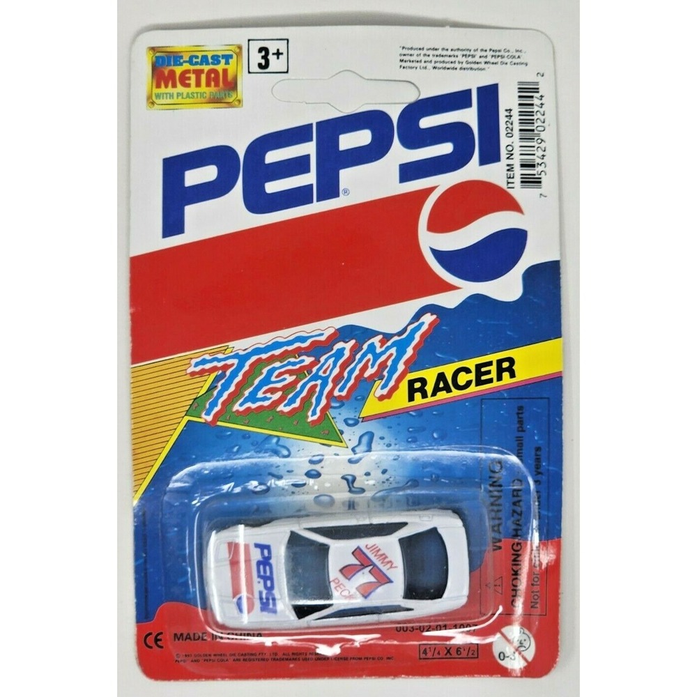 1993 Golden Wheel Pepsi Team Racer Die-Cast Car Jimmy Peck #77 Race Car HW18